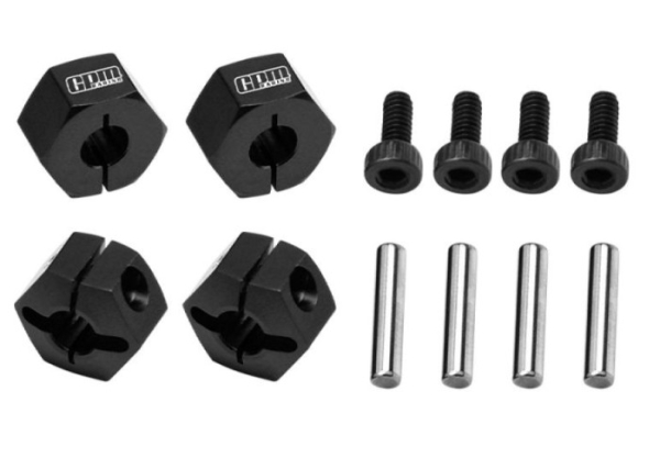 GPMTXMM010BK Radmitnehmer 12mm MiniMaxx GPM schwarz 4 Stück